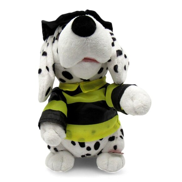 CRACKER BARREL Dalmation Plush Firefighter Singing And Dancing Firefighter 10" B - Picture 3 of 13